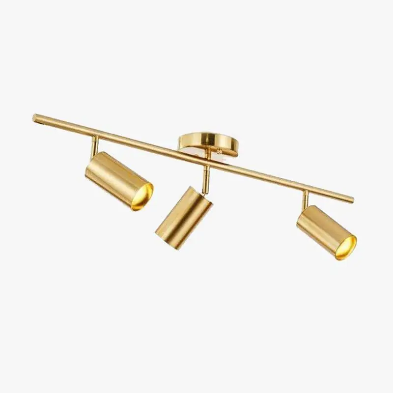 Barre spots LED Golden en aluminium noir