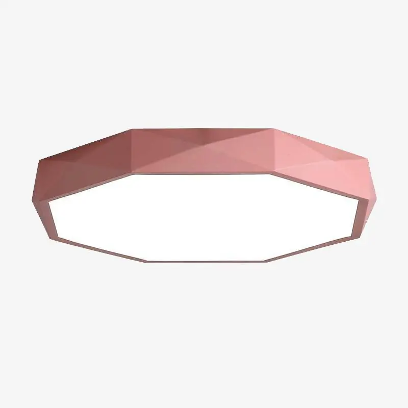 Plafonnier LED Octogone Coloré \\"BalconyLight\\"