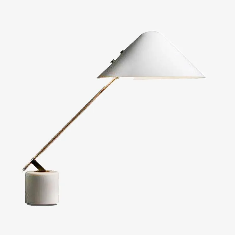 Lampe de bureau Luxe blanc.