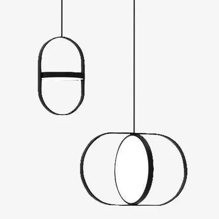 Suspension Line : Lampe ronde ajustable au design unique