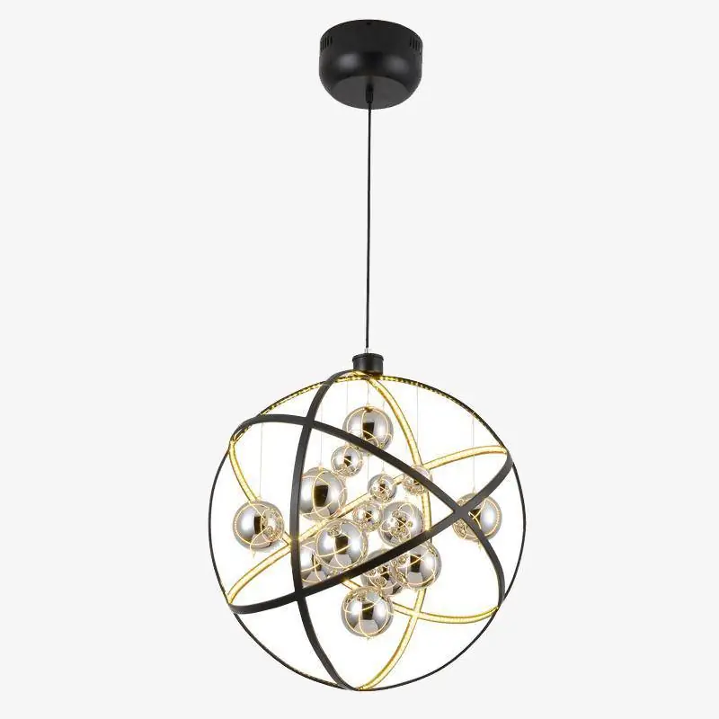 Suspension LED design Sphère Noire