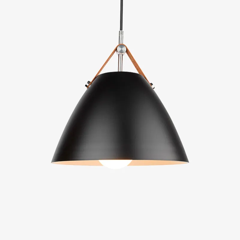 Suspension LED Conique Métallisée pour Restaurants