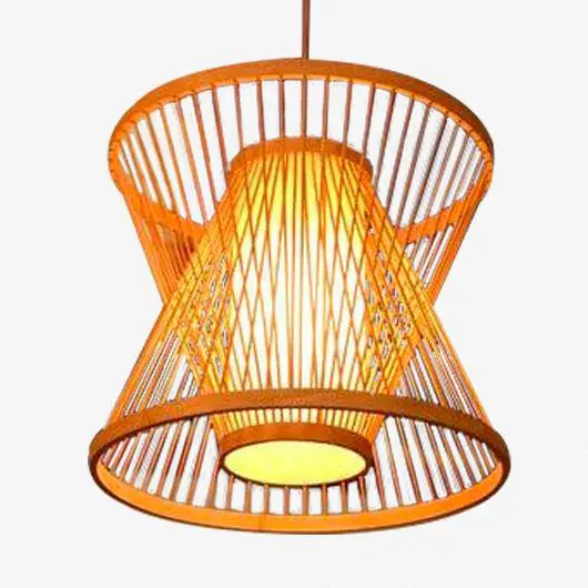 Suspension en bambou Rattan Cage - Design Unique