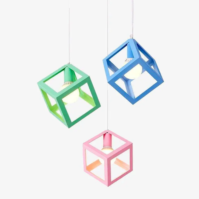 Suspension LED Cube Design en Métal