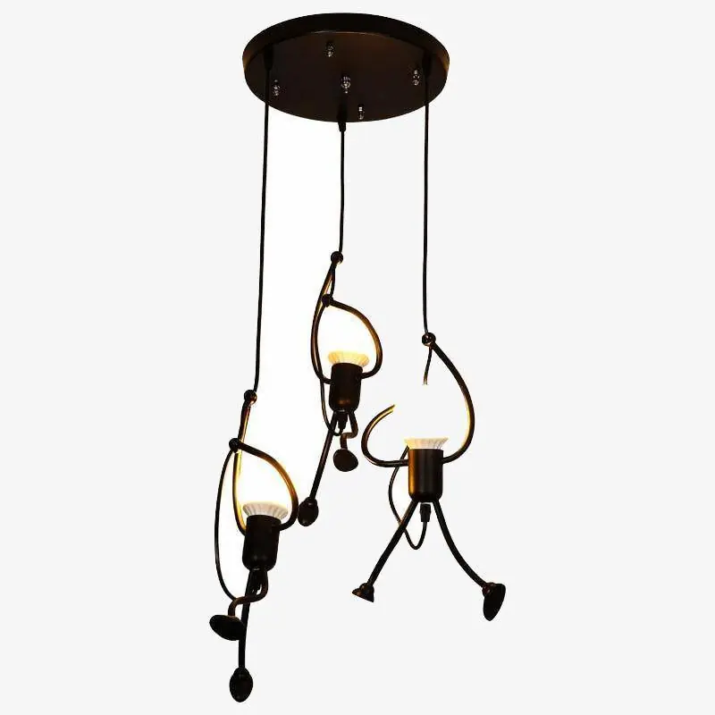 Suspension LED \\"Human\\" - Design et originalyahuttité