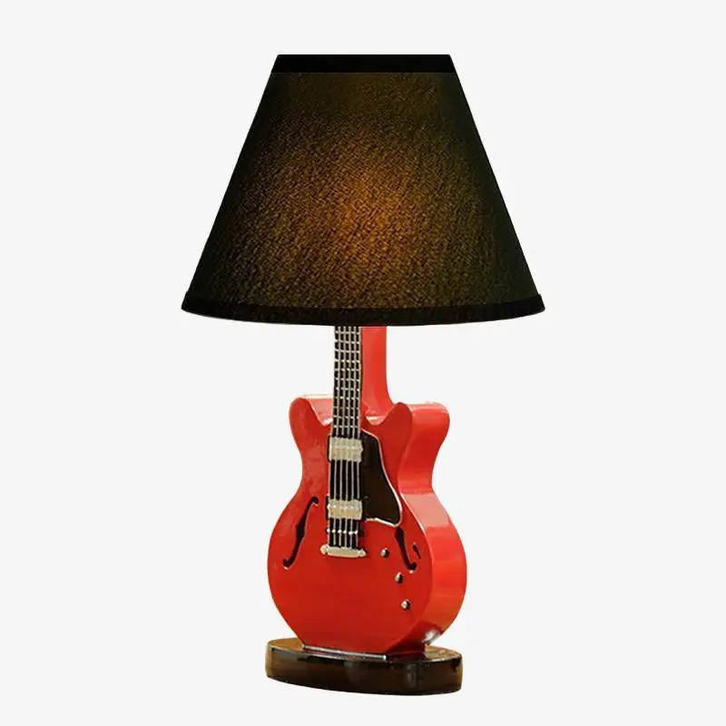 Lampe Guitare de Table avec Abat-jour Decor