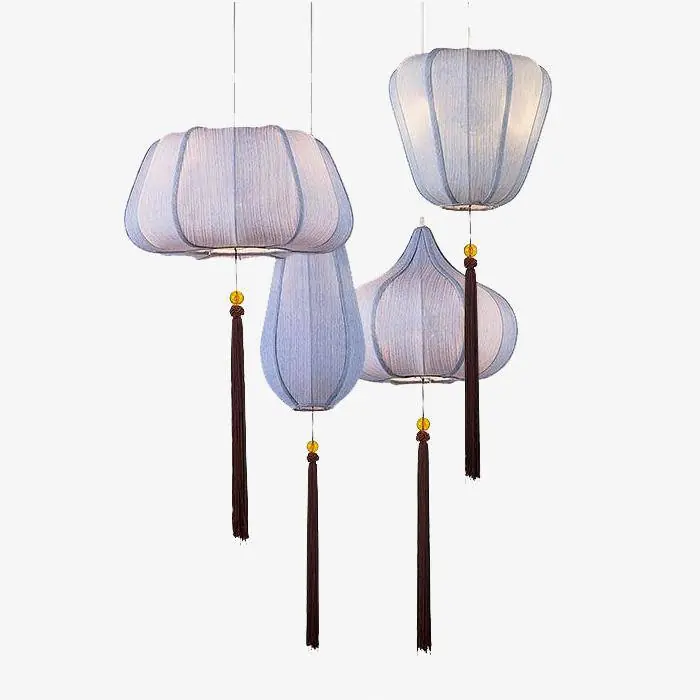 Suspension LED Chinoise en Tissu