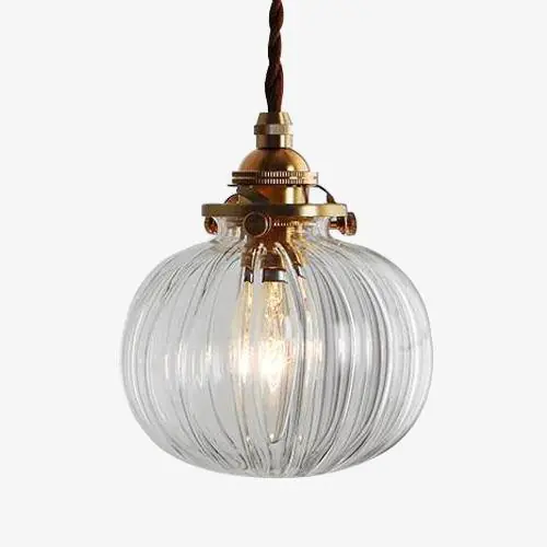 Suspension LED Glass Gold.