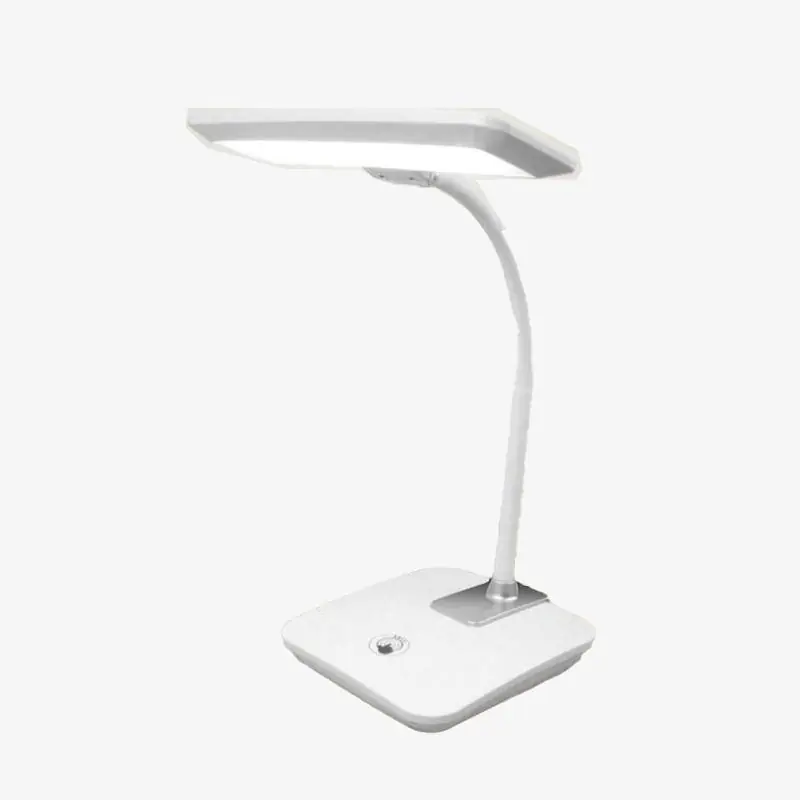 Lampe de bureau blanche à LED avec 3 niveaux de luminosité - Touch