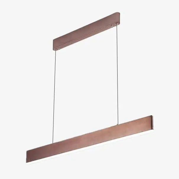 Lustre LED Barre Suspendue Rectangulaire Ultra Fine