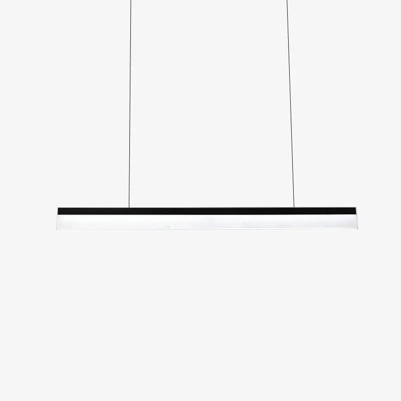 Lustre LED Rectangulaire Suspension Design.