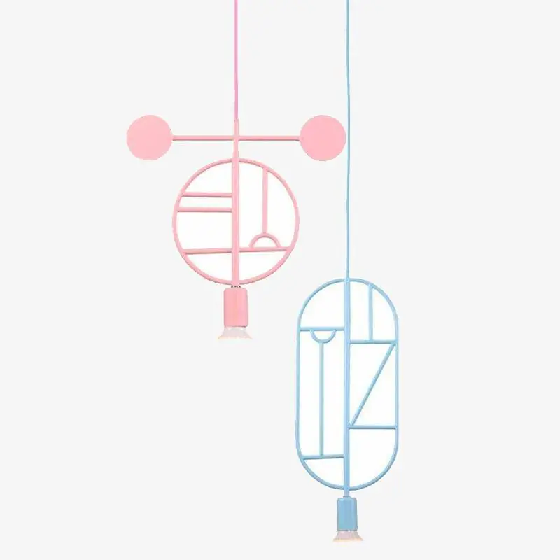 Suspension LED Design Colorée.