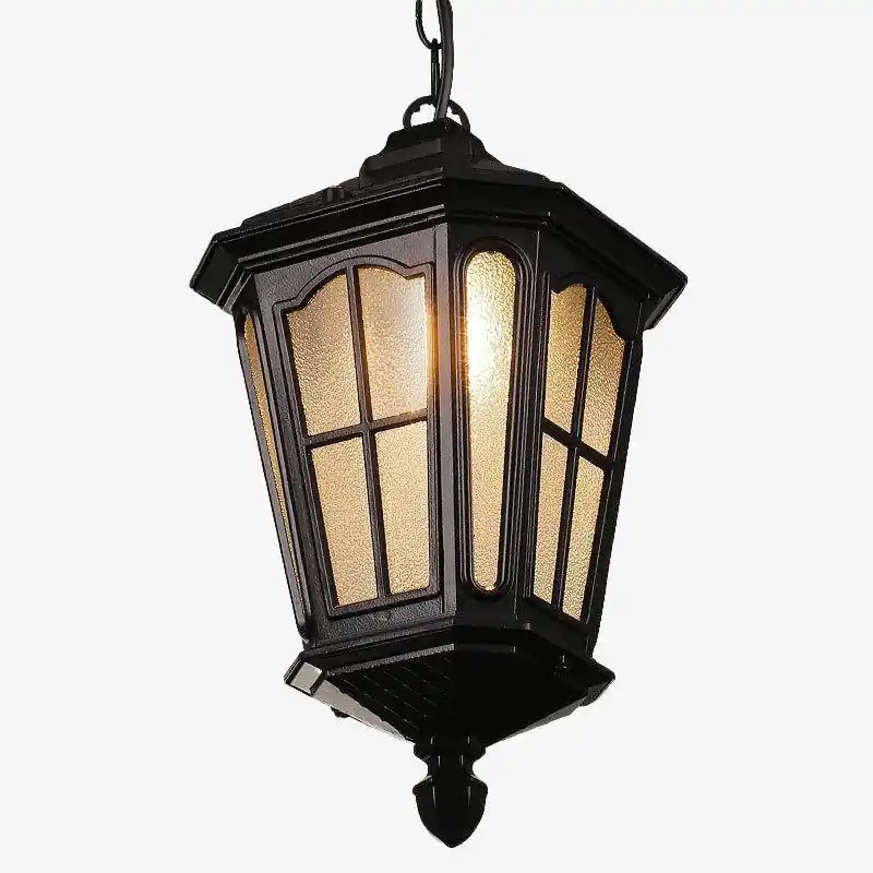 Lanterne extérieur vintage en aluminium.