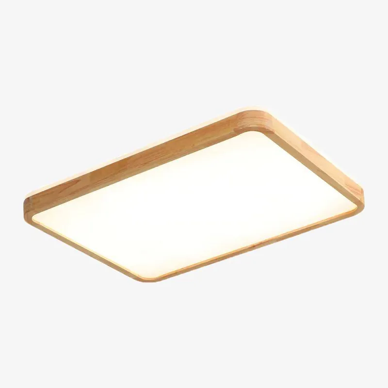 Plafonnier en bois LED trendy