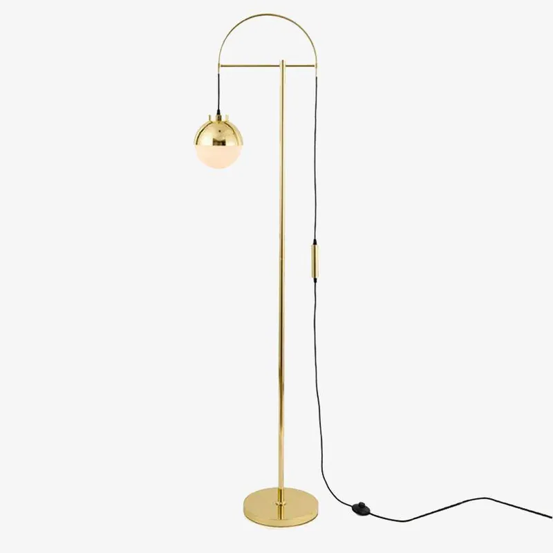 Lampadaire LED doré Iron Luxe