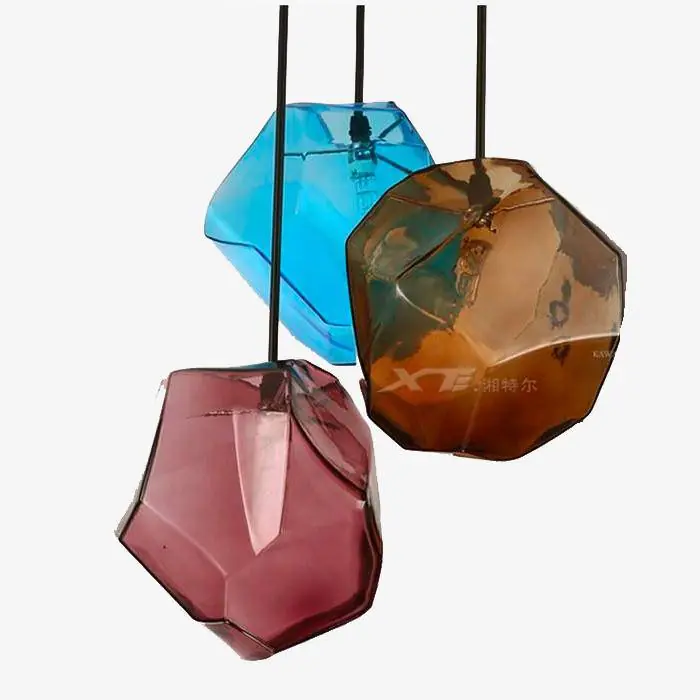 Suspension LED design \\"Stone Glass\\"