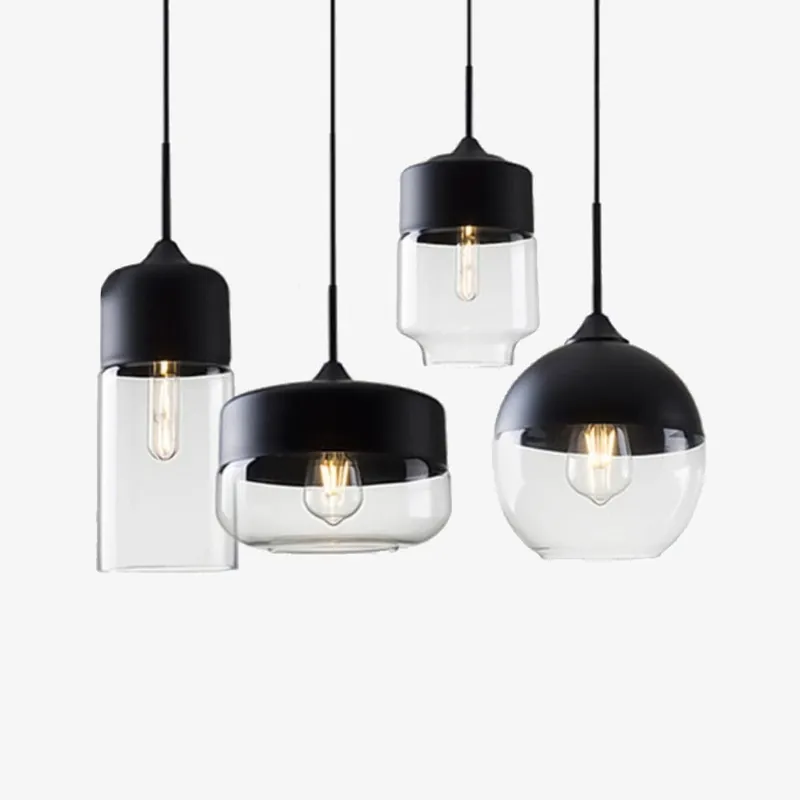 Suspension Loft : Style Moderne en Verre et Métal