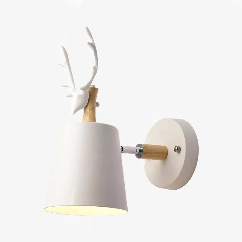 Applique LED Cerf (noir ou blanc)