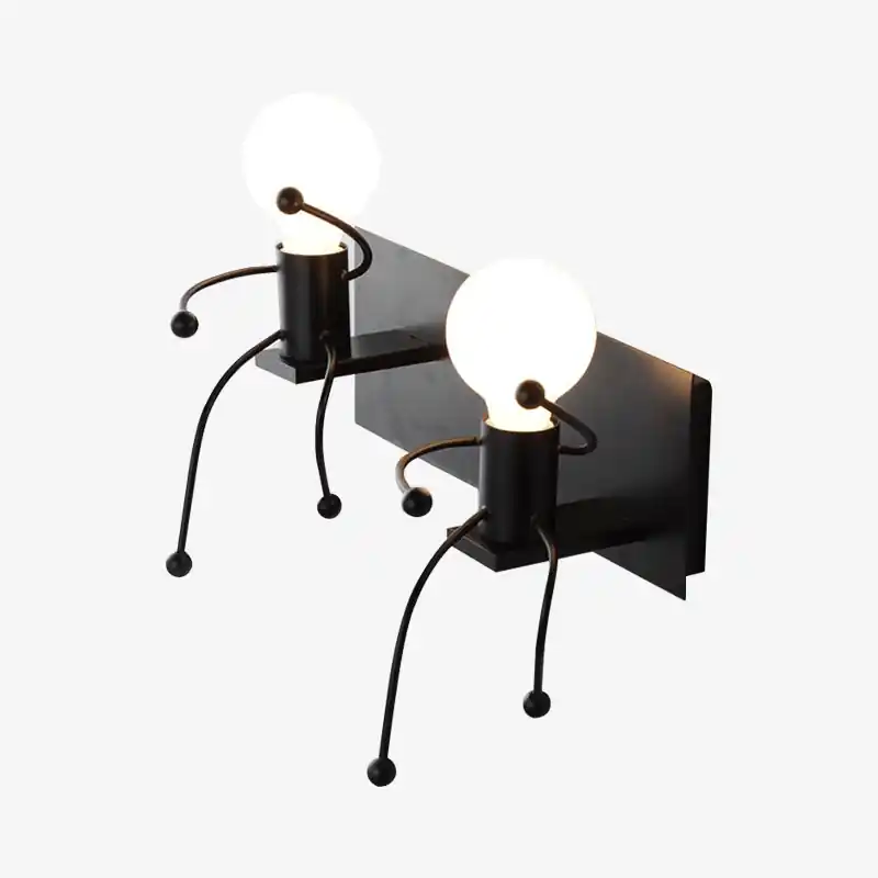 Design Bonhomme 3D en plusieurs couleurs