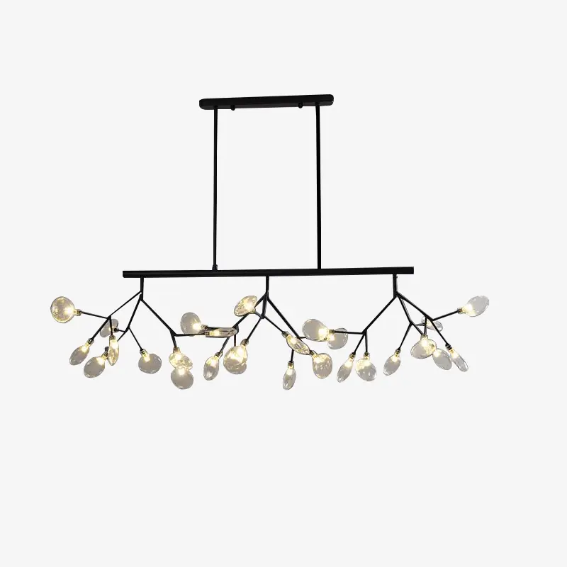 Lustre LED en bois branches d'arbres - Design Moderne