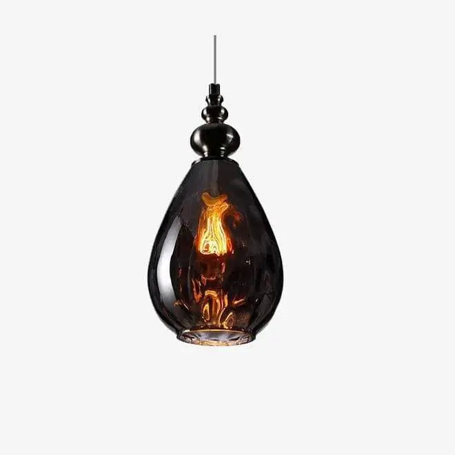 Suspension Vintage en Verre Coloré - Lampen Lights