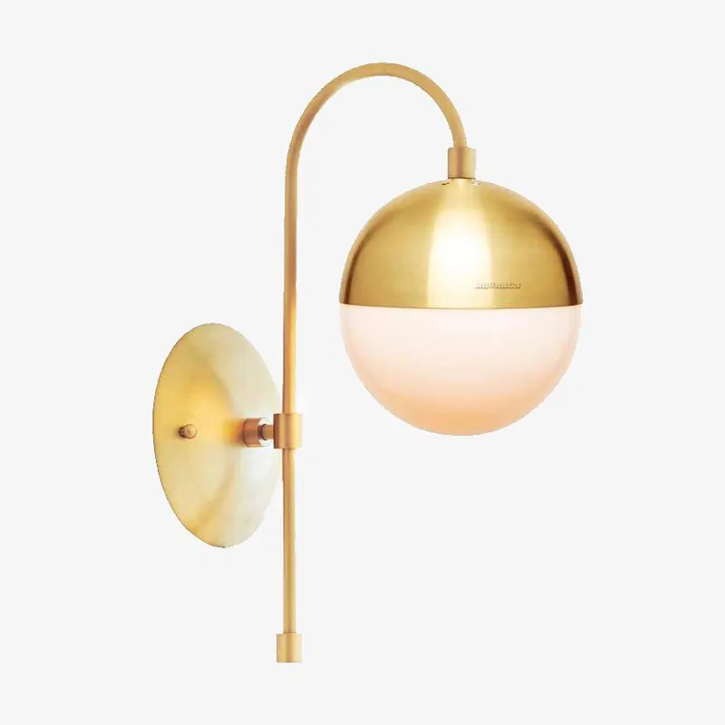 Applique LED Cuivre Doré Design Moderne