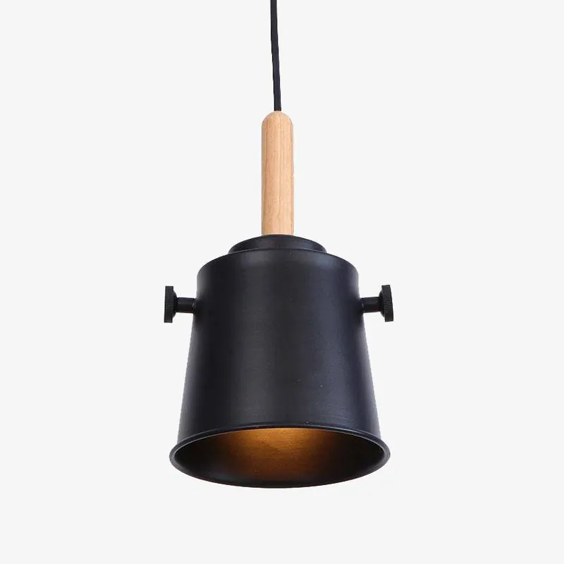 Suspension moderne colorée en bois WoodStick