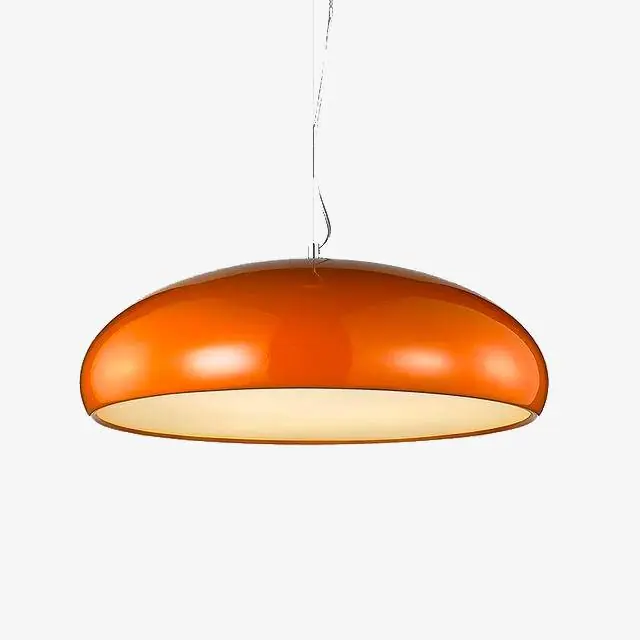 Suspension LED design en aluminium boule ovale