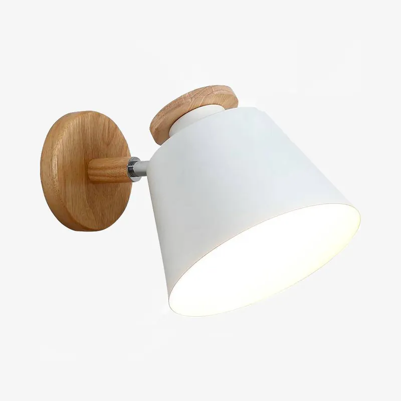 Applique LED Design Bois & Métal ajustable
