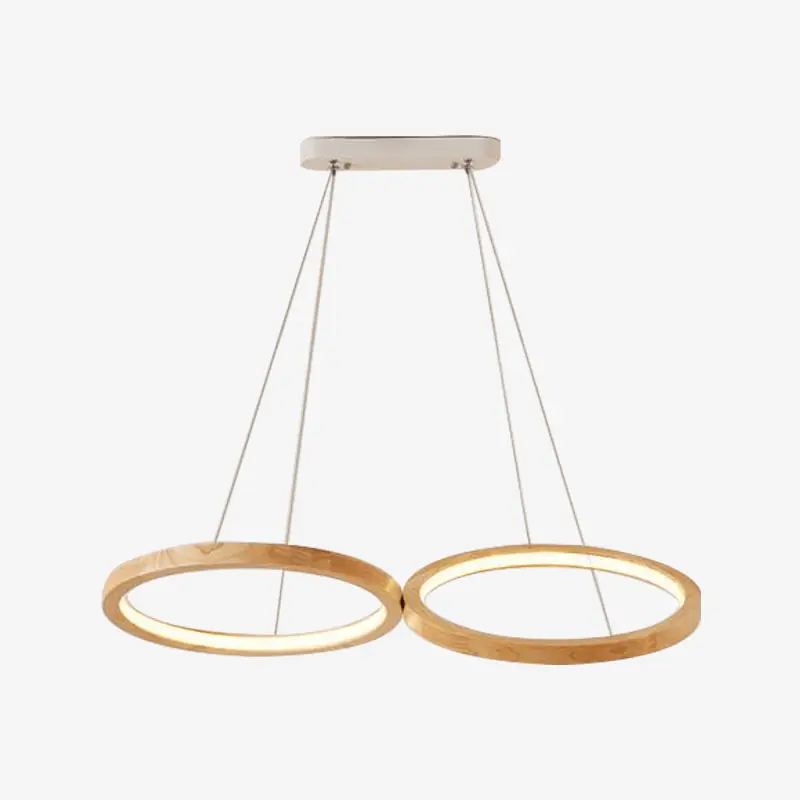 Lustre en bois à LED Botimi