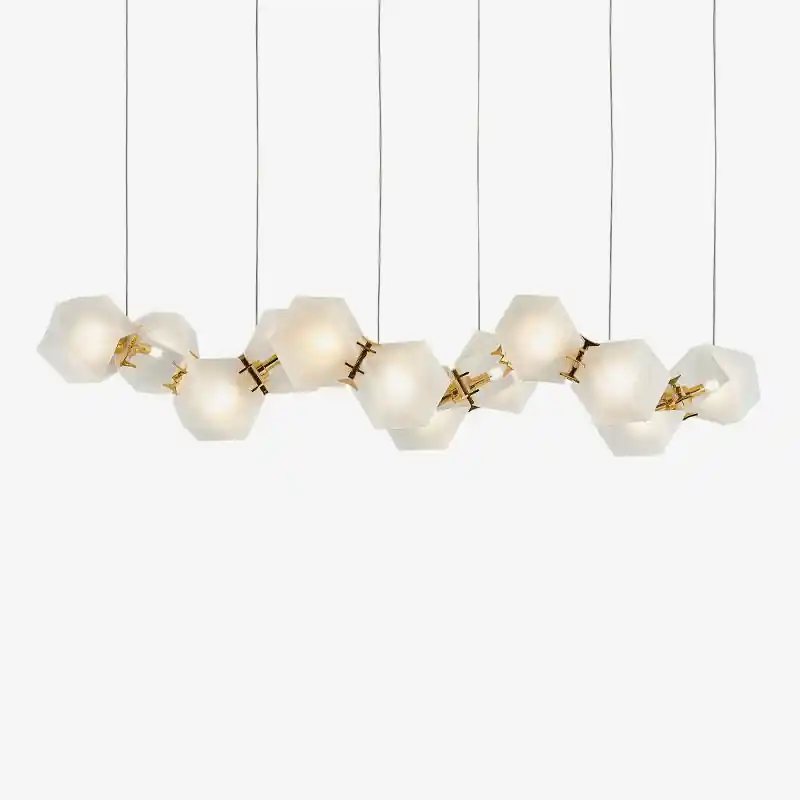 Lustre doré LED Avize Ultra Chic