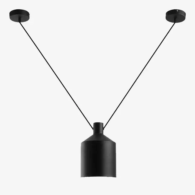 Suspension Loft Noire Moderne