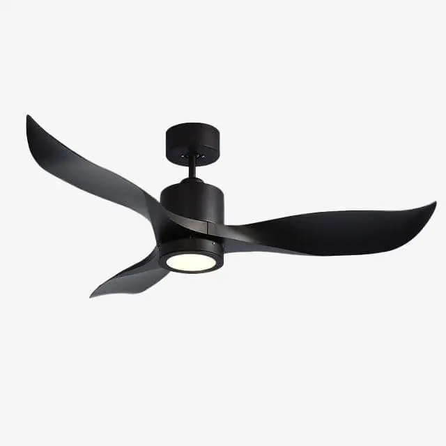Ventilateur de plafond LED Waves (noir ou blanc)