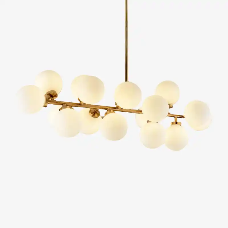 Lustre design LED \\"Branché\\" - Disponible en noir ou doré