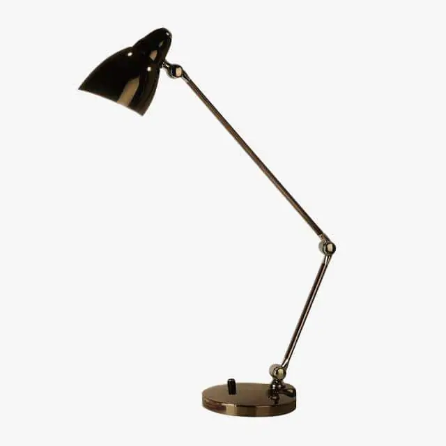 Lampe de bureau chromée à LED Botimi