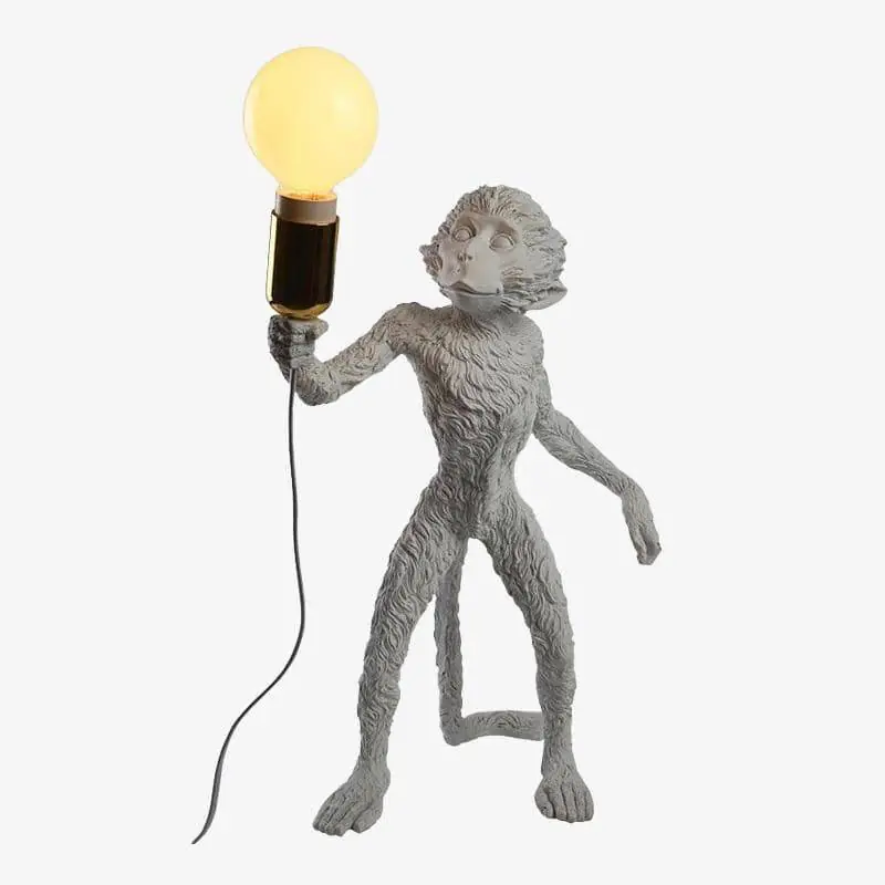 Lampe Singe en Pierre