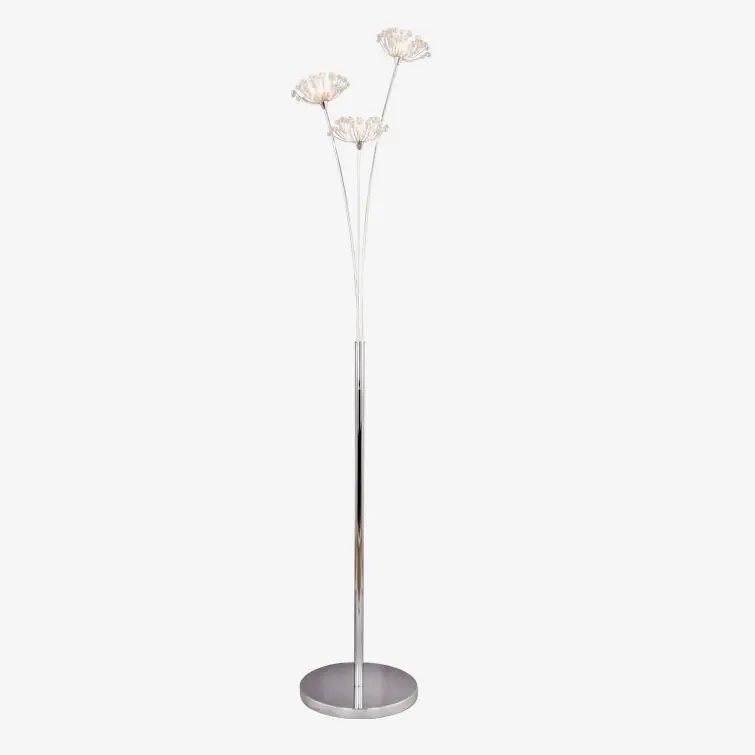 Lampadaire LED fleurie design