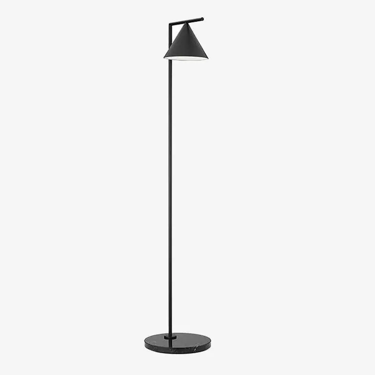 Lampadaire LED Design Nordic avec Base en Marbre (Noir\\/Doré)