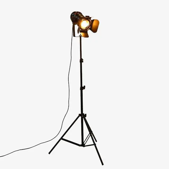 Lampadaire projecteur sur pied cinéma ajustable