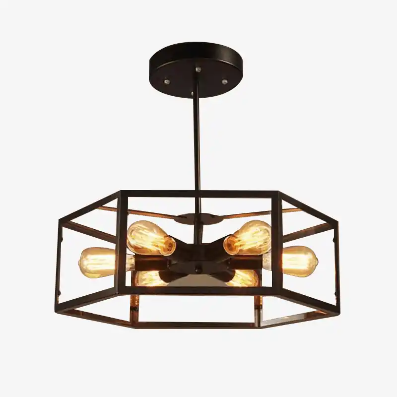 Plafonnier Rustique FUMAT Industrial