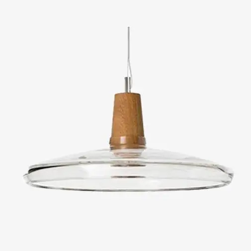 Lustre LED en verre varié