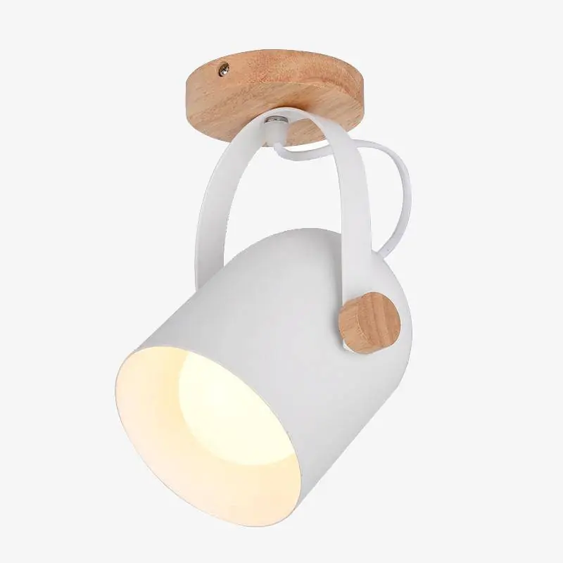 Spot Dirigeable Style Bois et LED