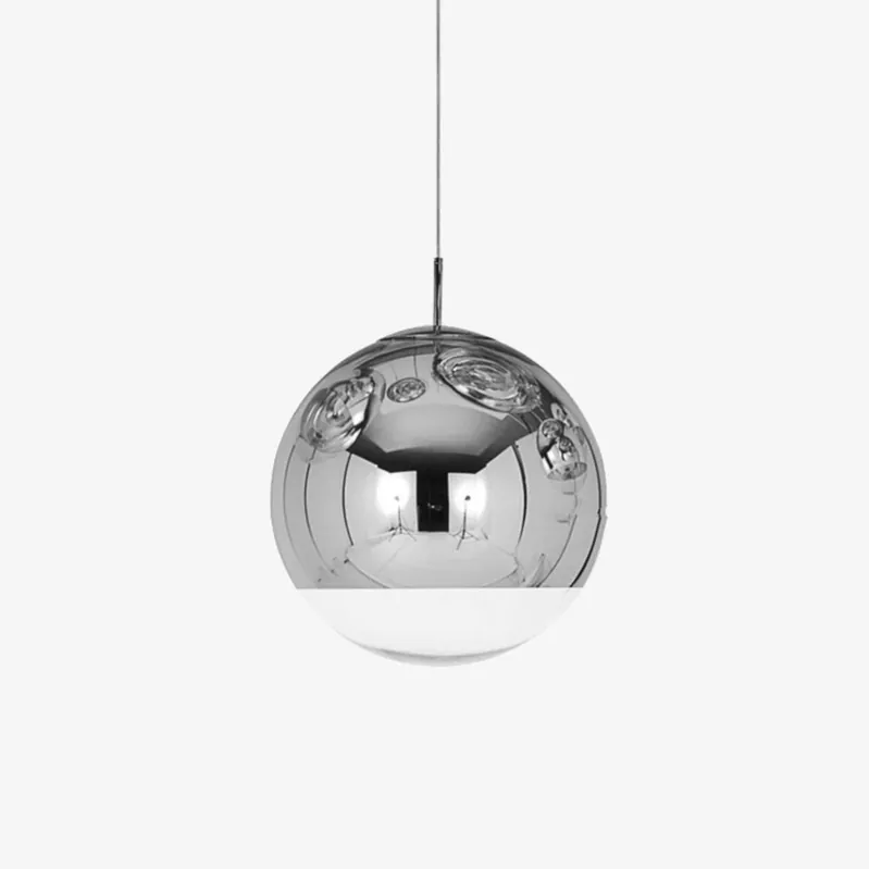 Suspensions chromées en boule - Diverses tailles