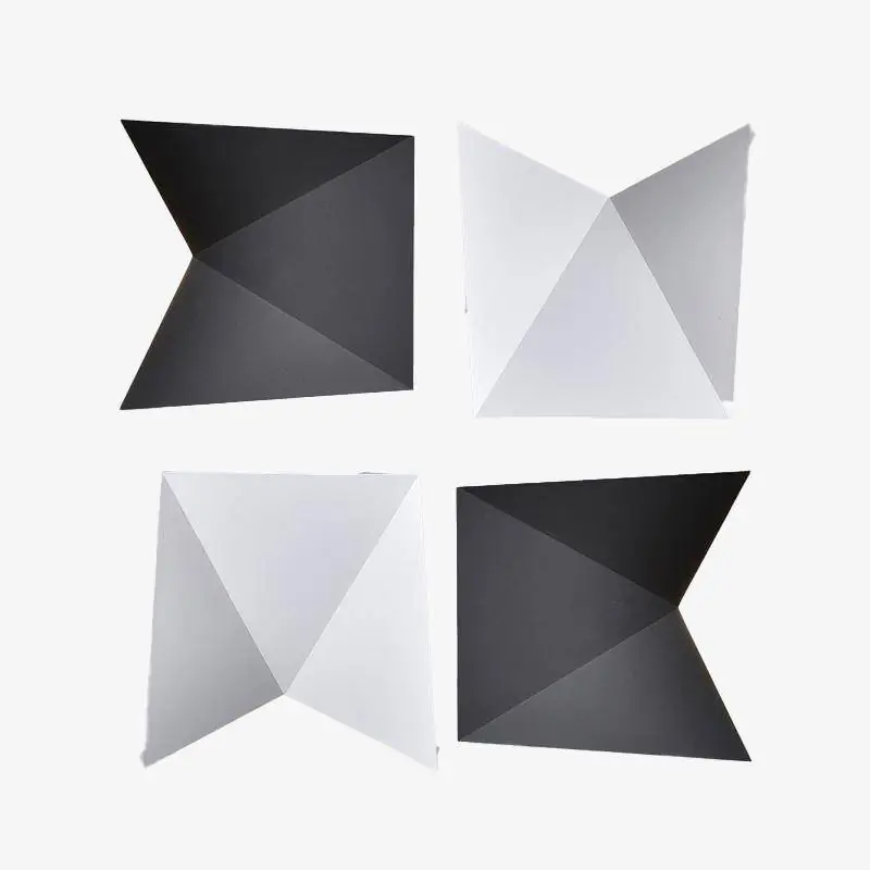 Applique murale LED design Solfart - Noir ou blanc