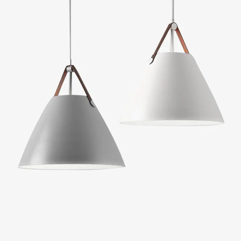 Suspension Conique Design - Blanc ou Gris