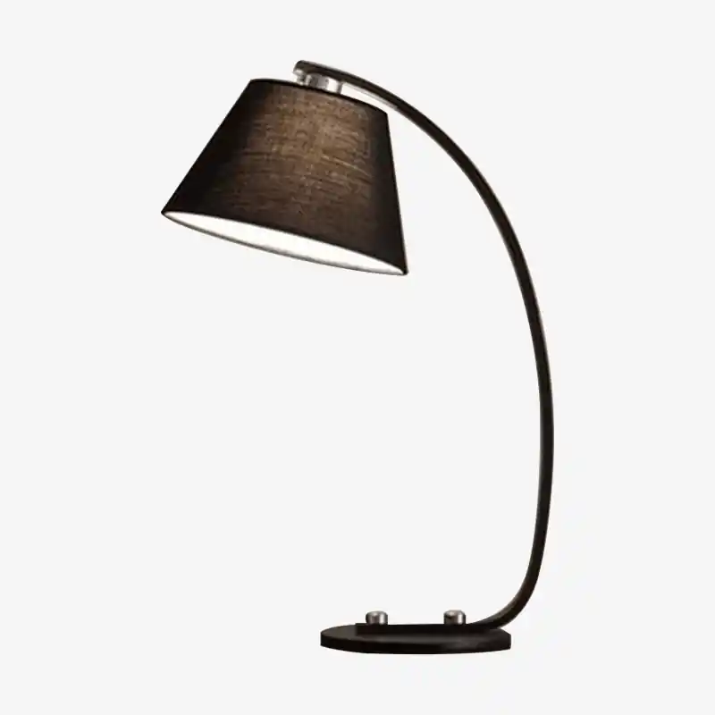 Lampe LED avec abat-jour en tissu