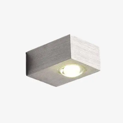 Applique murale LED Carré - Design Gris