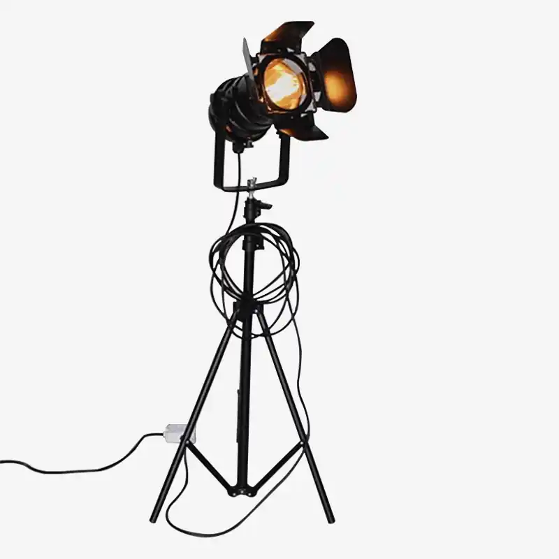 Lampadaire Retro Industriel Spotlight