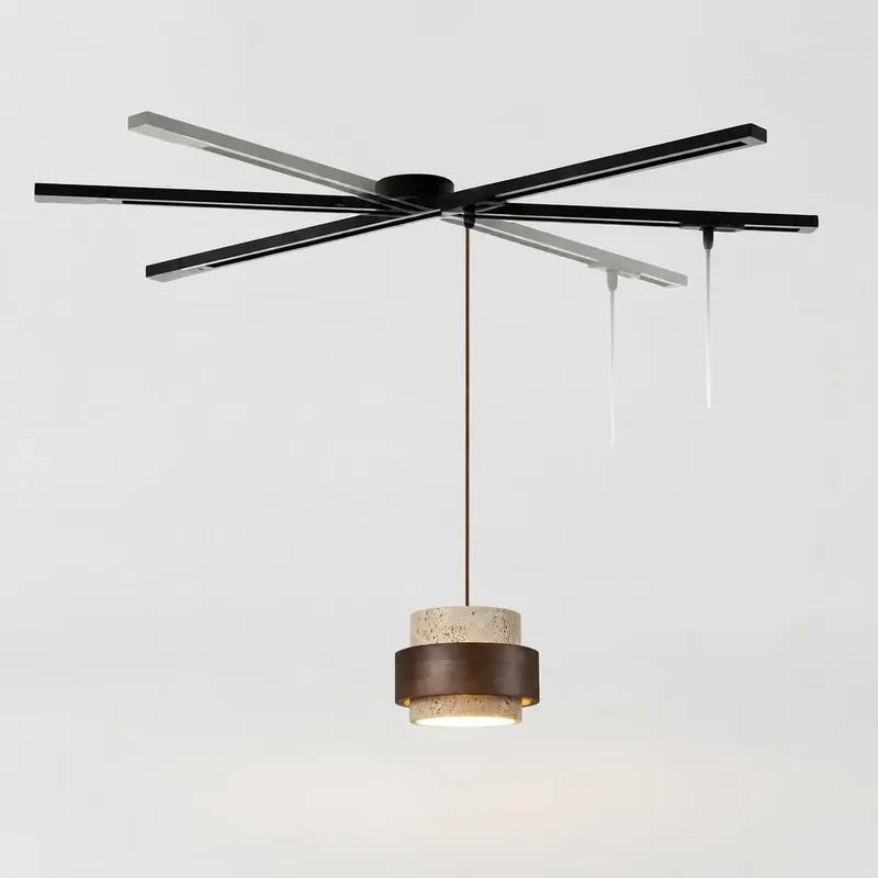 Morris Rotatable Movable Ceiling Rail for Pendant Light