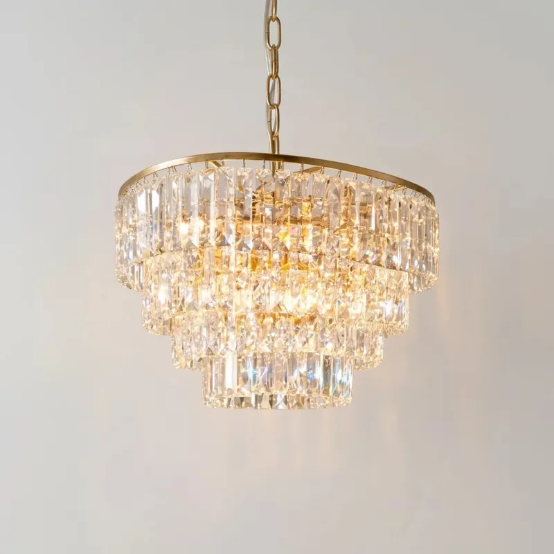 Hermione Modern Luxury Glass Crystal Chandelier